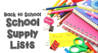 Intermediate Supply List Please find the School Supply lists for Kindergarten, Grade 1-3 and Grade 4-7 students below. Kindergarten School Supplies Grade 1-3 School Supplies Grade 4-7 School Supplies